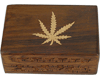 wooden weedleaf box